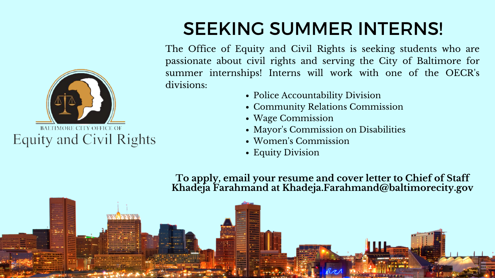 Seeking Sumer Interns